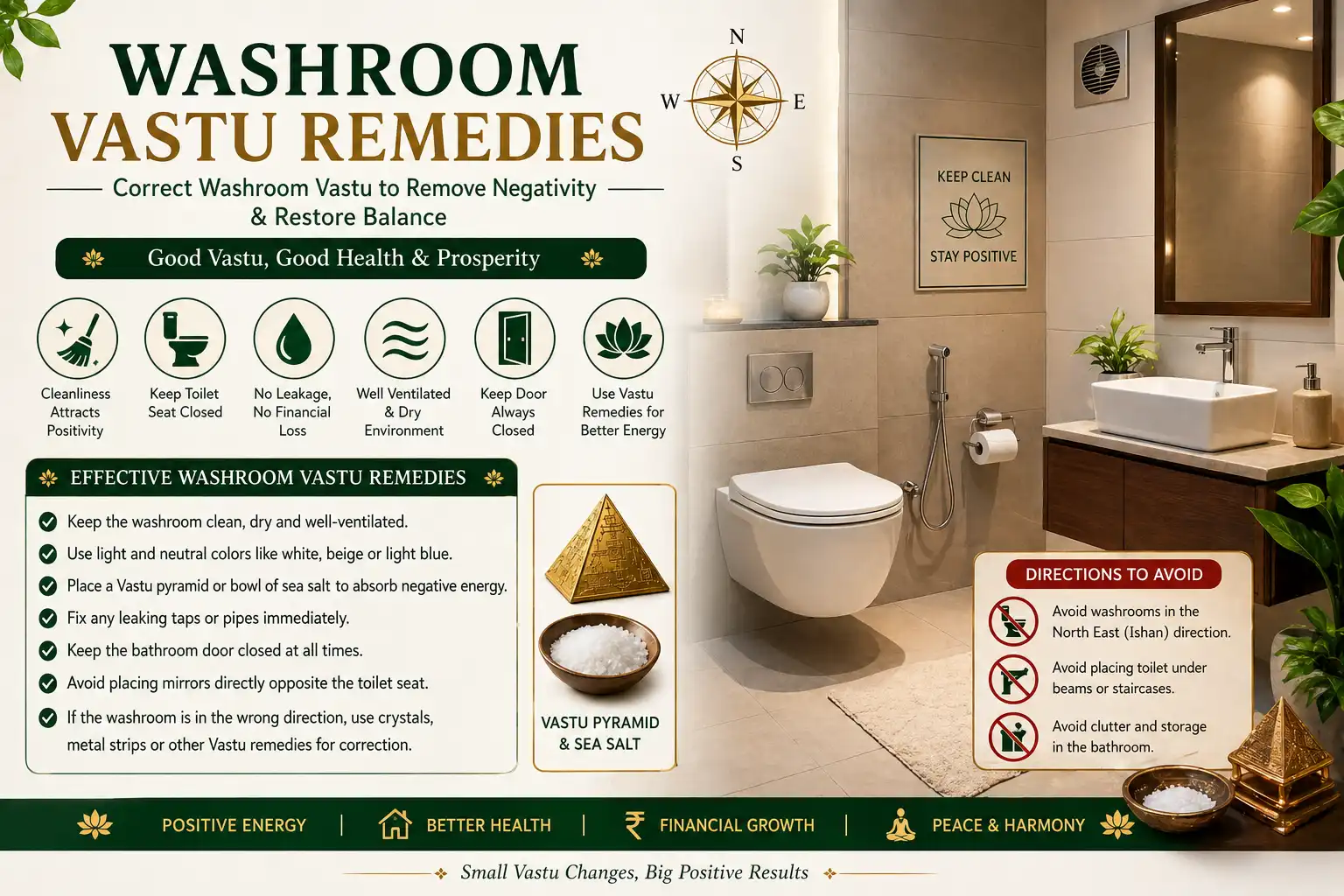 Washroom Vastu Remedie